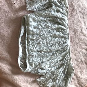 White lace crop top from forever 21